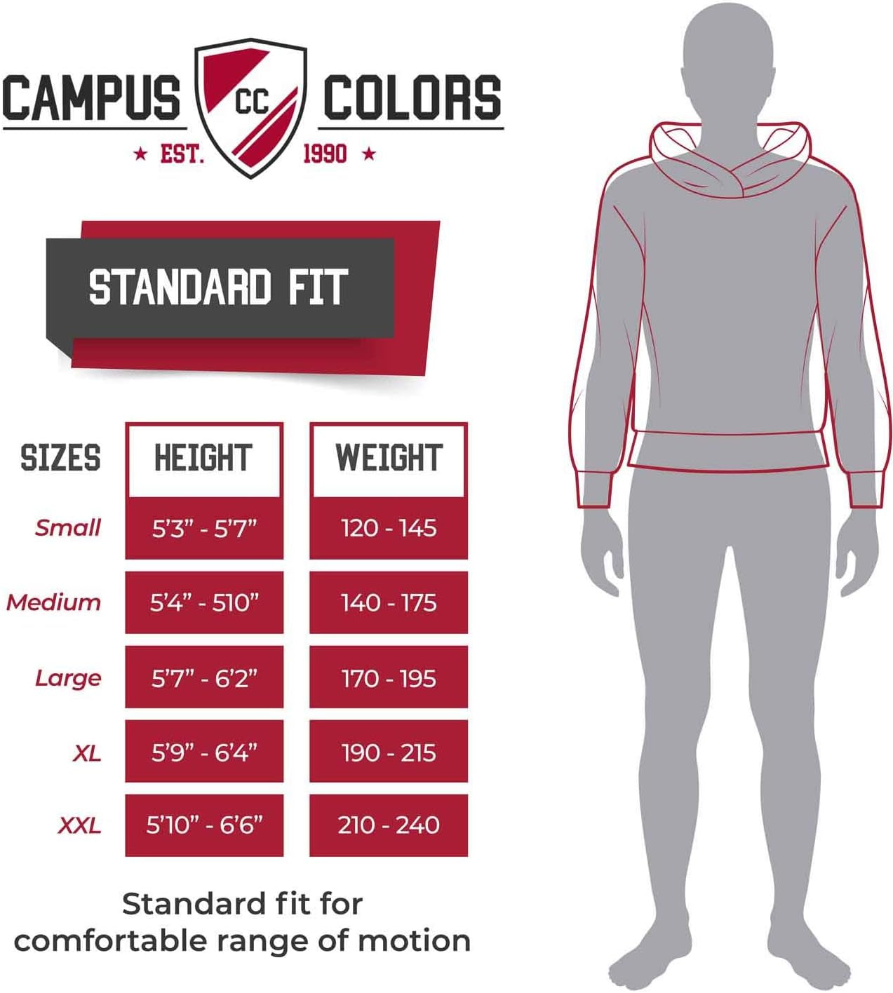 NFL Gameday Hoodie - Officially Licensed Football Hooded Sweatshirt - Cotton Blend Fleece -