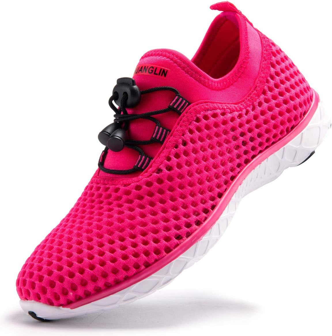 Women'S Quick Drying Aqua Water Shoes,3-Second Drainage & All-Terrain for Swimming,Hiking,Yoga