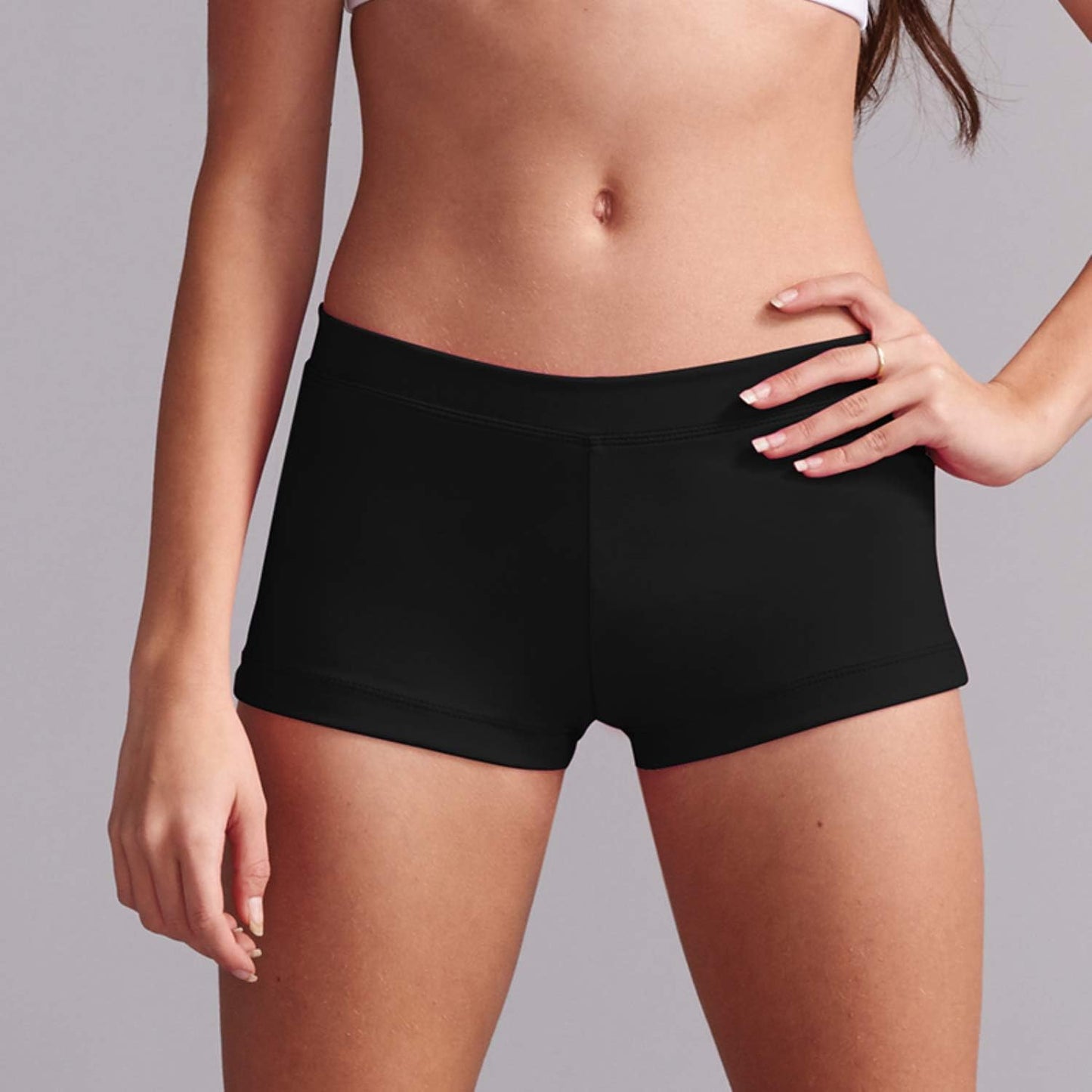 Aosva Girls' Sparkle Dance & Gymnastics Shorts - Stylish Athletic Wear for Ages 2-14