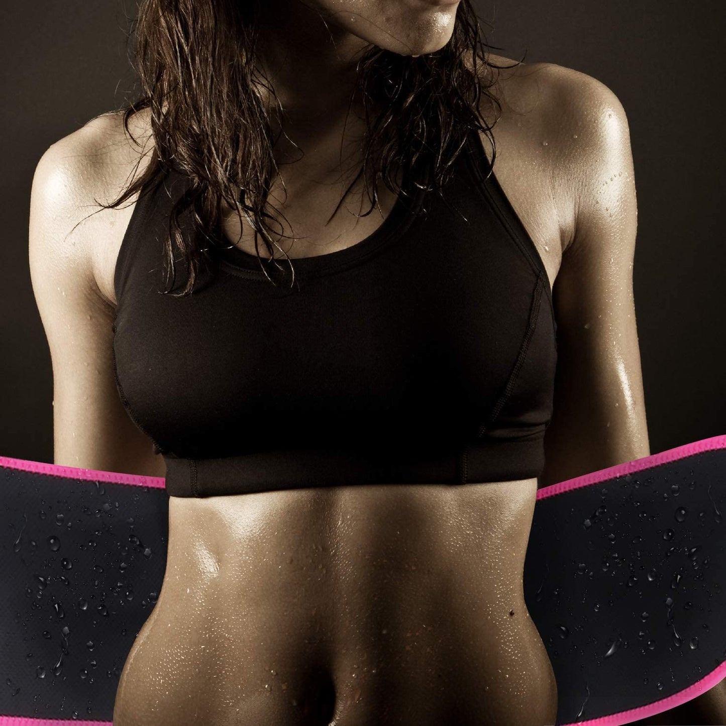 Ultimate Waist Trainer & Sweat Belt for Men and Women - Effective Belly Trimmer & Stomach Wrap