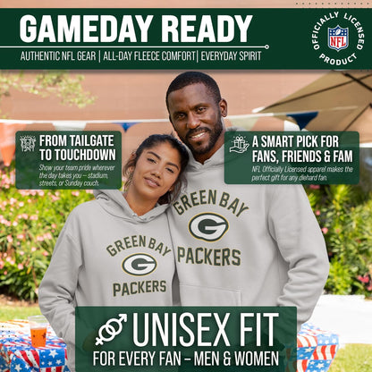 NFL Gameday Hoodie - Officially Licensed Football Hooded Sweatshirt - Cotton Blend Fleece -