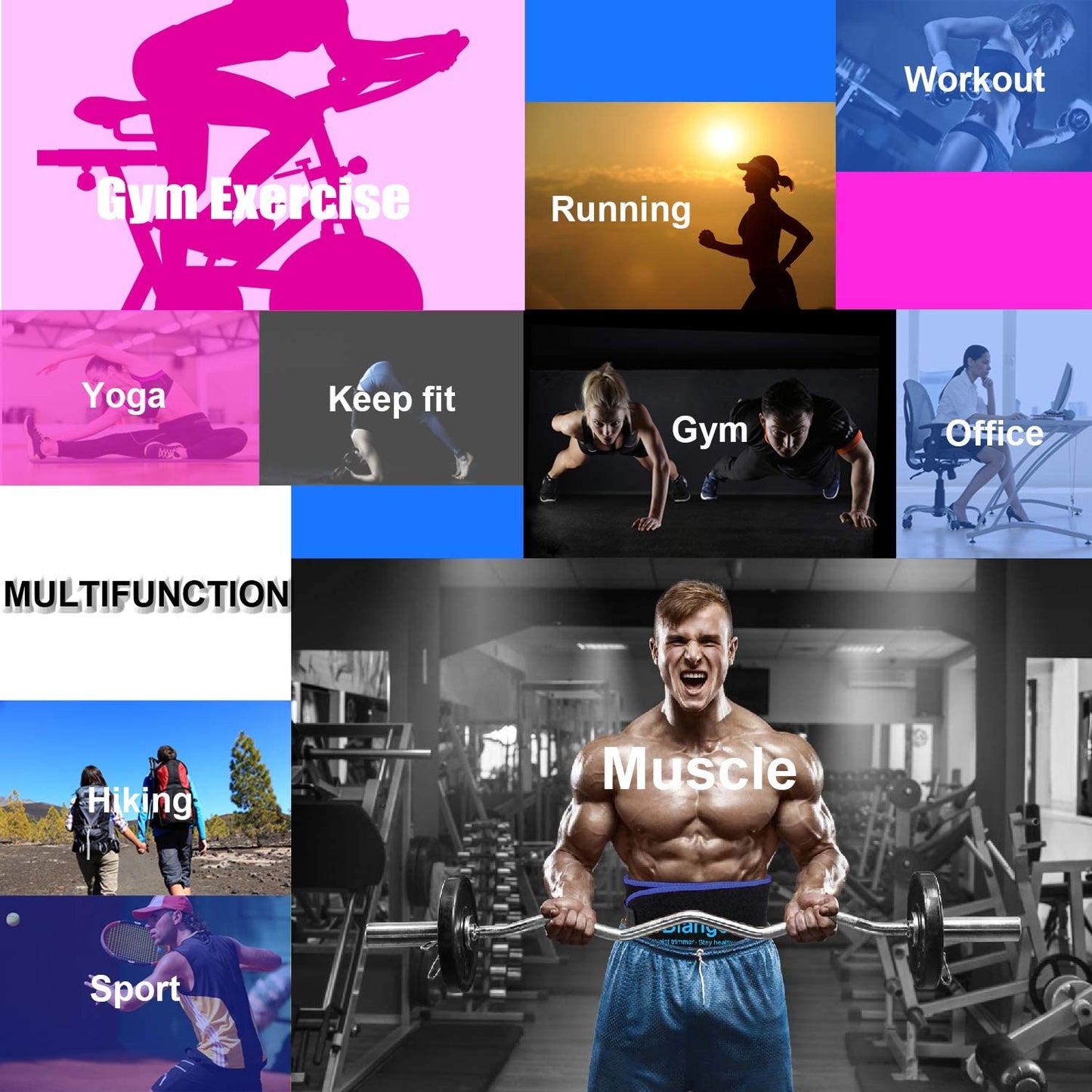Ultimate Waist Trainer & Sweat Belt for Men and Women - Effective Belly Trimmer & Stomach Wrap