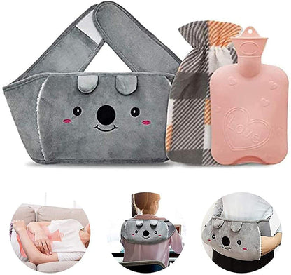 Winter Water Bottle Belt Large Hand Warmer Cute Animal Hot Water Bottle Belt Hot Water Bag Hot Water Cover Bottle Heater