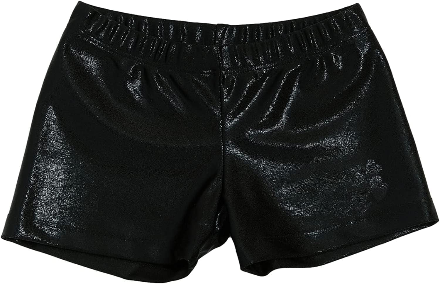 Aosva Girls' Sparkle Dance & Gymnastics Shorts - Stylish Athletic Wear for Ages 2-14