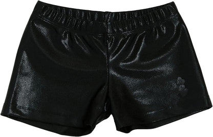 Aosva Girls' Sparkle Dance & Gymnastics Shorts - Stylish Athletic Wear for Ages 2-14